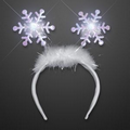 Blank Flashing Snowflakes Head Bopper Headband